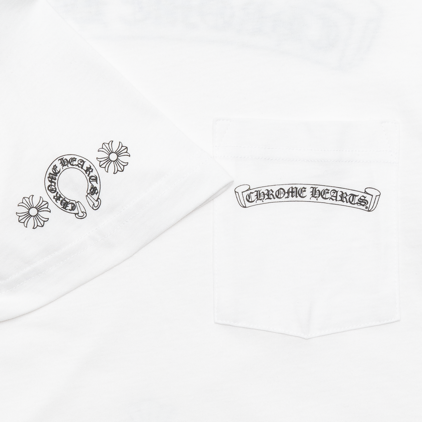Chrome Hearts Multi Color Cross Scroll Tee White