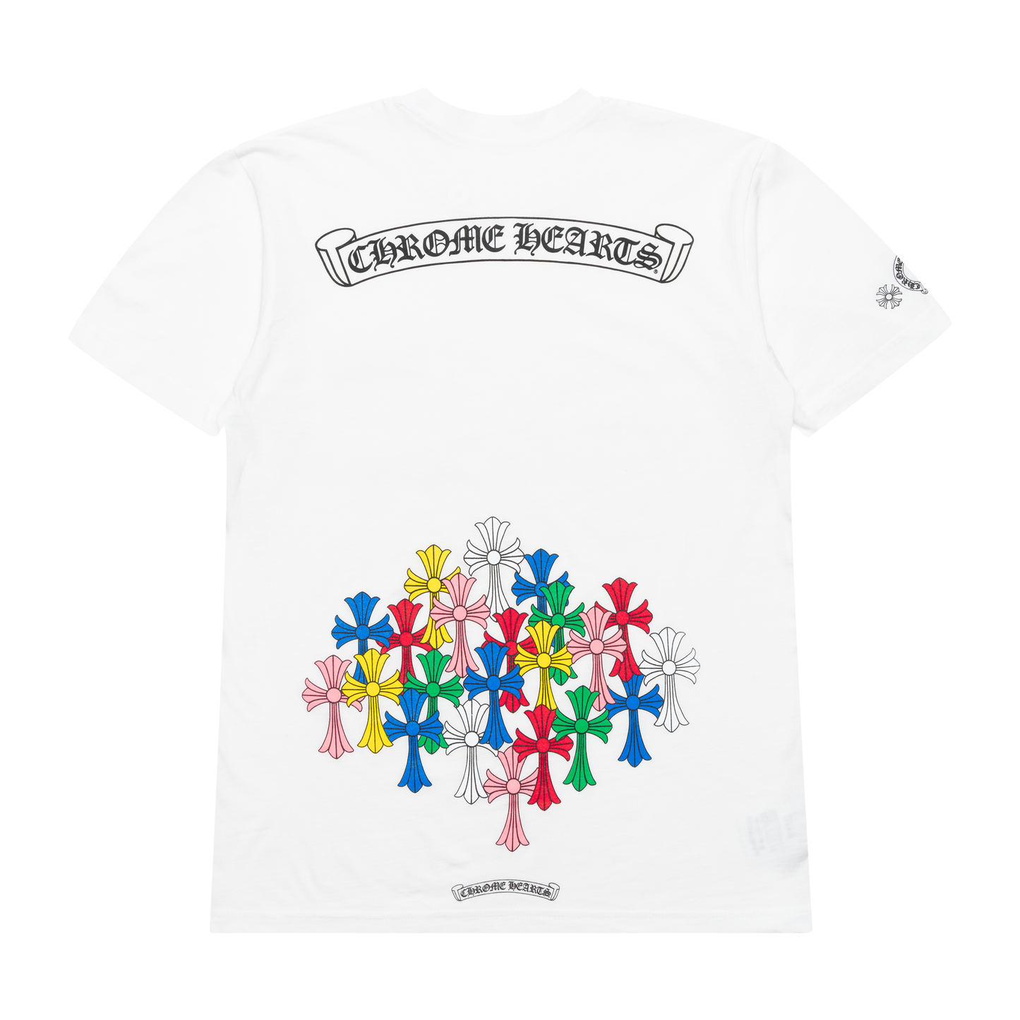 Chrome Hearts Multi Color Cross Scroll Tee White