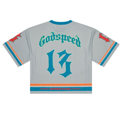 Godspeed First Down Jersey (Grey/Blue/Orange)