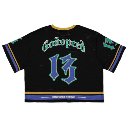 Godspeed First Down Jersey (Black/Yellow/Blue)