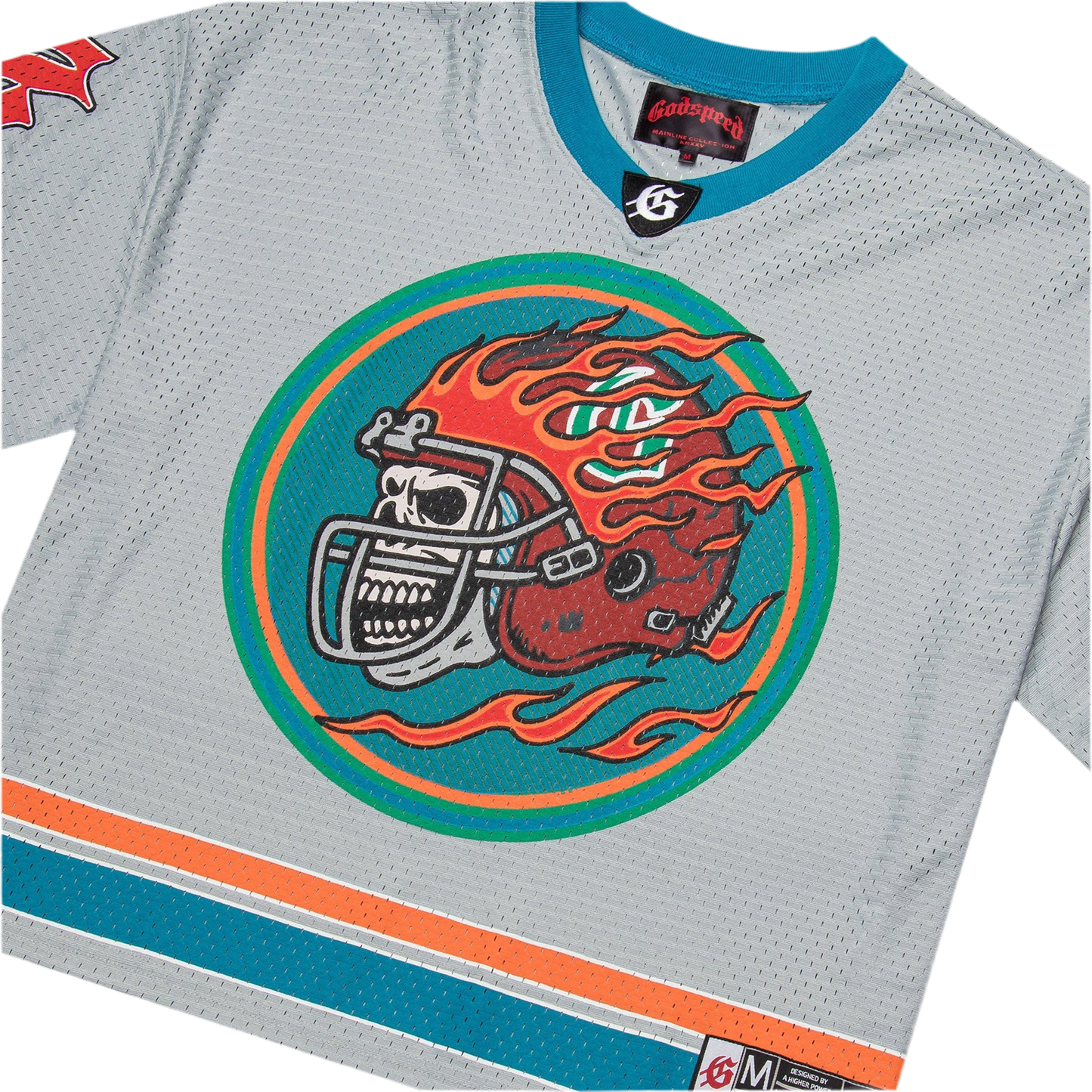 Godspeed First Down Jersey (Grey/Blue/Orange)
