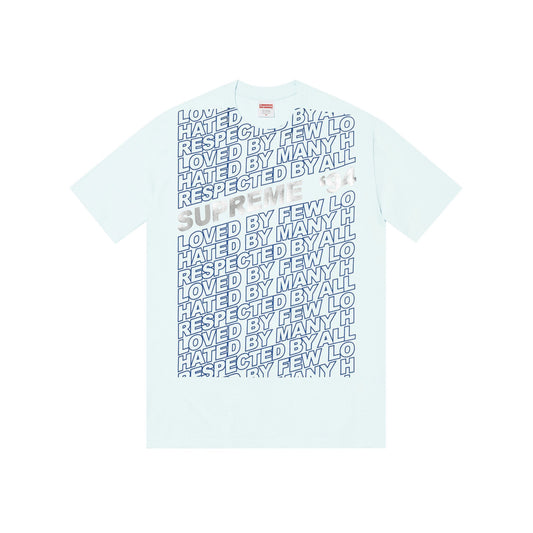 Supreme Respected Tee Pale Blue