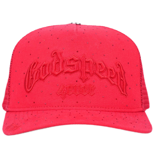 Godspeed Forever Trucker Hat VVS (Red)
