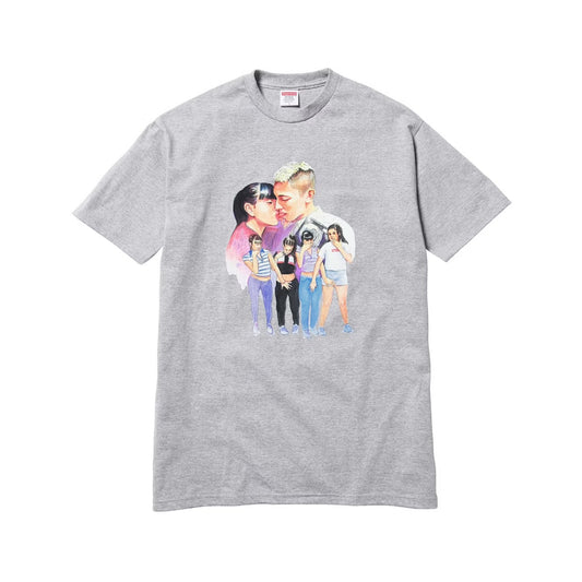 Supreme Kiss Tee Heather Grey