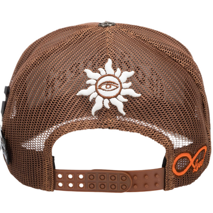 Godspeed Forever Trucker Hat (Black Taupe)