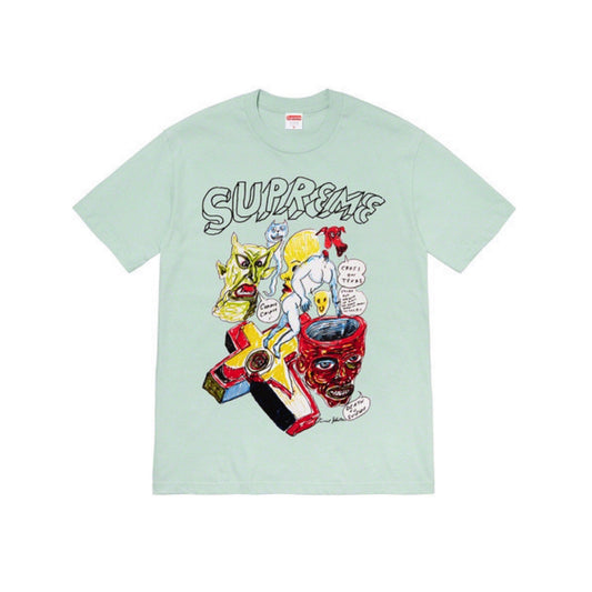Supreme x Daniel Johnston Tee 'Light Teal'