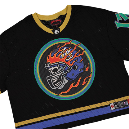 Godspeed First Down Jersey (Black/Yellow/Blue)