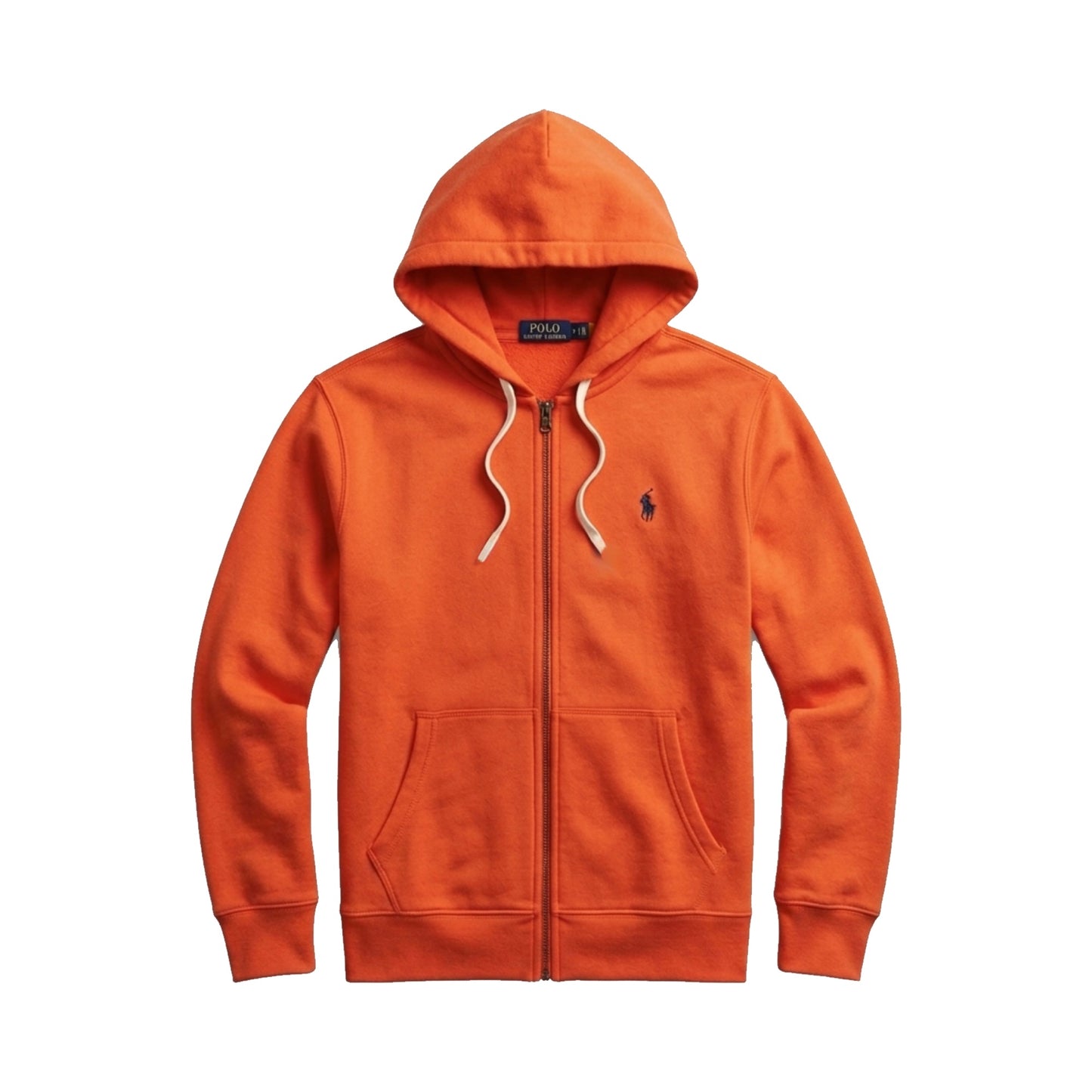 Polo Ralph Lauren Double-Knit Full-Zip Hoodie Orange