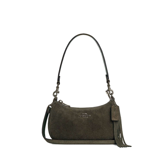 Coach Teri Mini Crossbody Bag Gunmetal/Army Green
