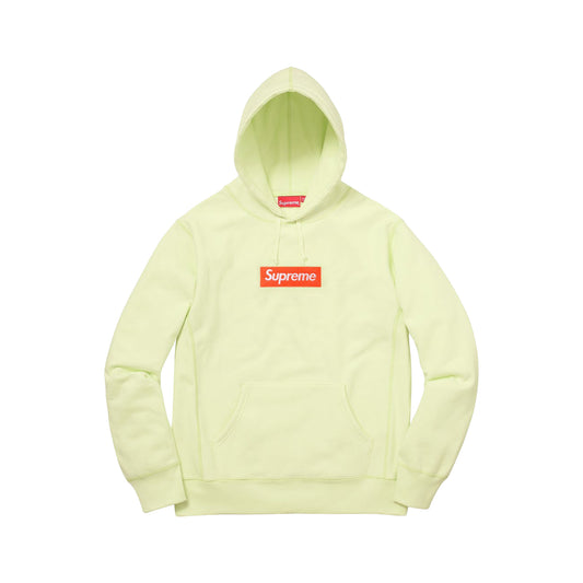 Supreme Box Logo Hoodie (FW17) Pale Lime