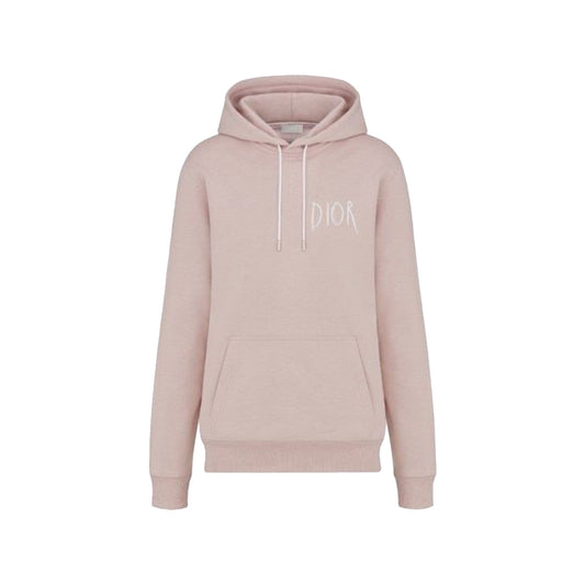 Dior X Raymond Pettibon Logo Hoodie (Rare 2019) Pink/White