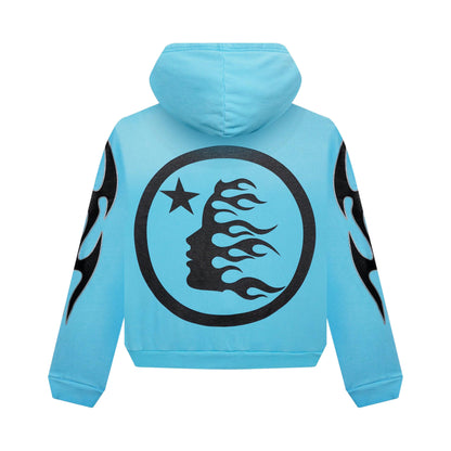 Hellstar Studios Zip Hoodie Blue