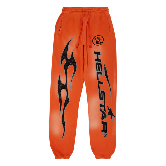 Hellstar Fire Sweatpants Orange Dye