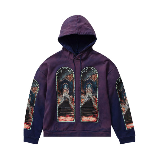 Who Decides War Descent Pullover Hoodie Indigo