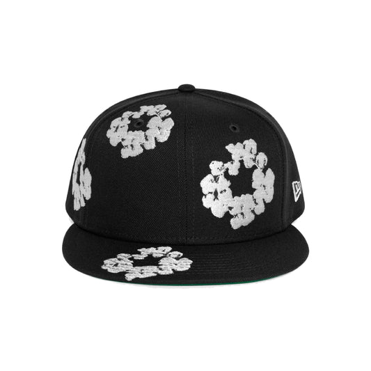 Denim Tears New Era Cotton Wreath 59/50 Cap Black