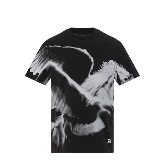 Amiri Oversized Pegasus Tee Black