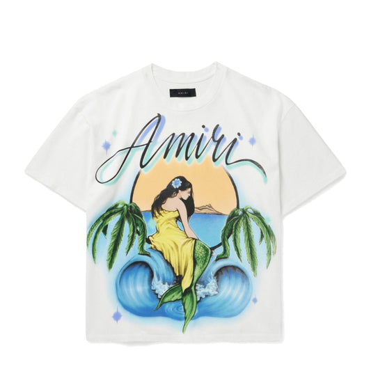 Amiri Mermaid Tee White