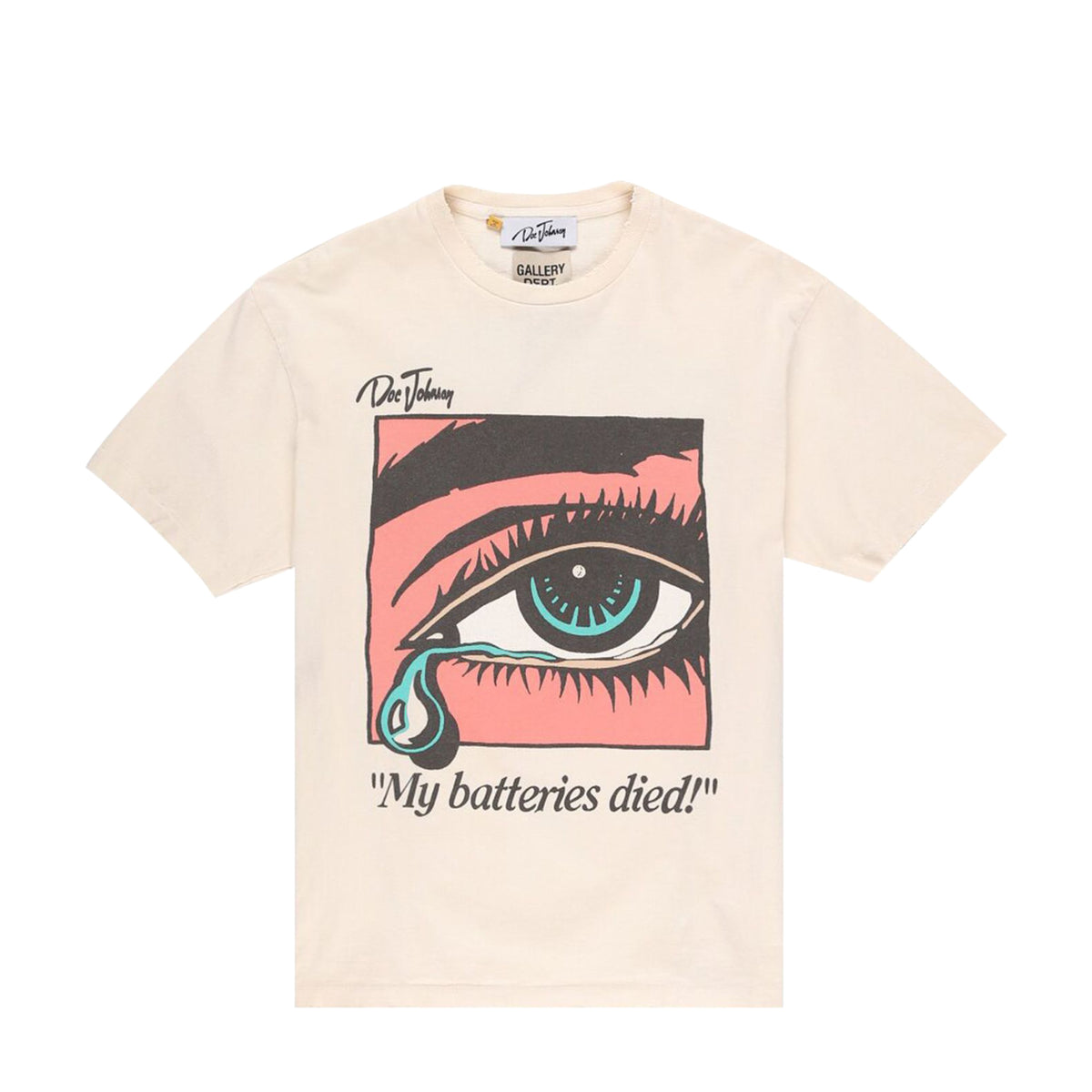 Gallery Dept. Dead Batteries Tee Cream