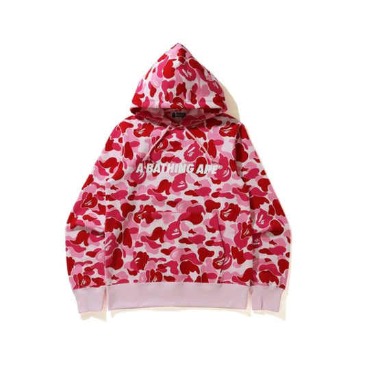 Bape Abc Camo Pullover Hoodie Pink