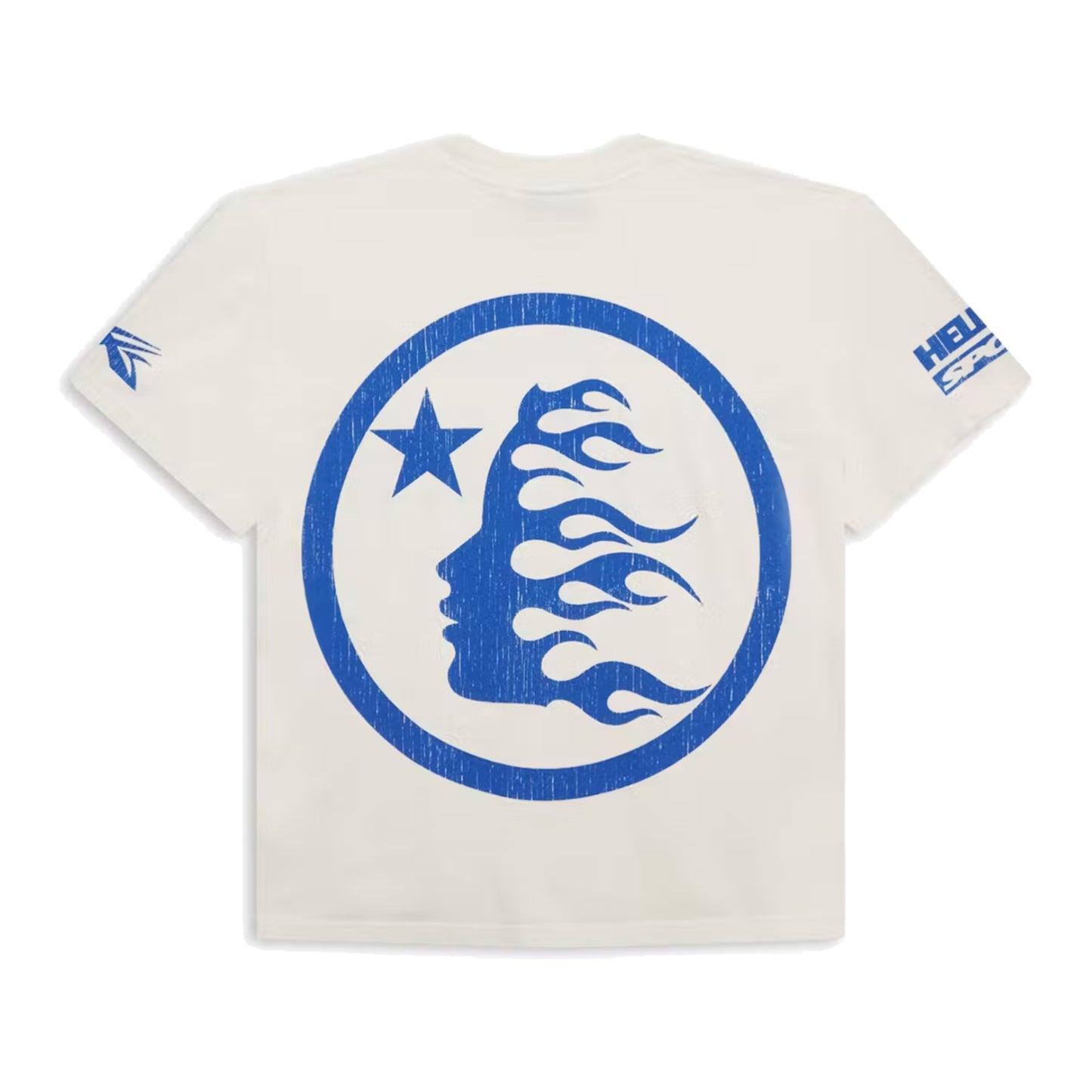 Hellstar Beat Us! T-Shirt White/Blue