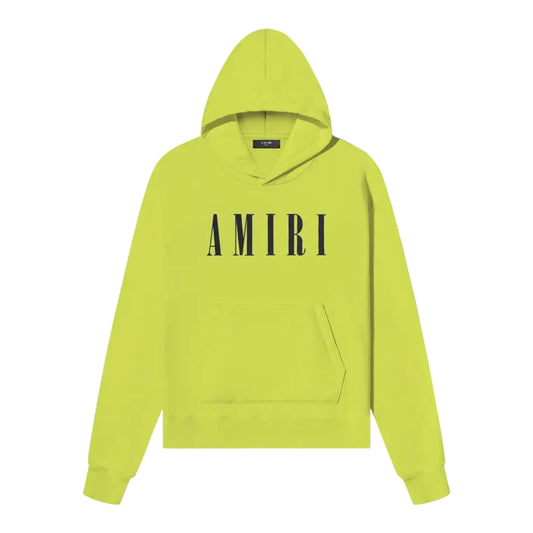 Amiri Core Logo Hoodie Lime