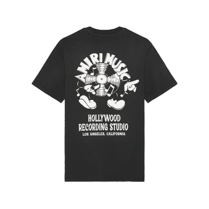 Amiri Music Record T-Shirt Black