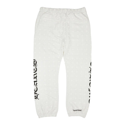 Chrome Hearts Plus Cross Monogram Horseshoe Sweatpants White