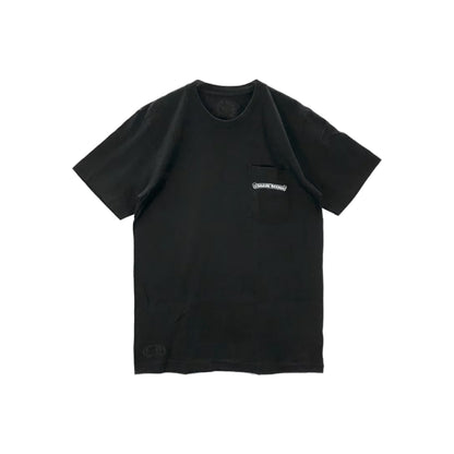 Chrome Hearts Script USA Logo Short Sleeve T-Shirt Black