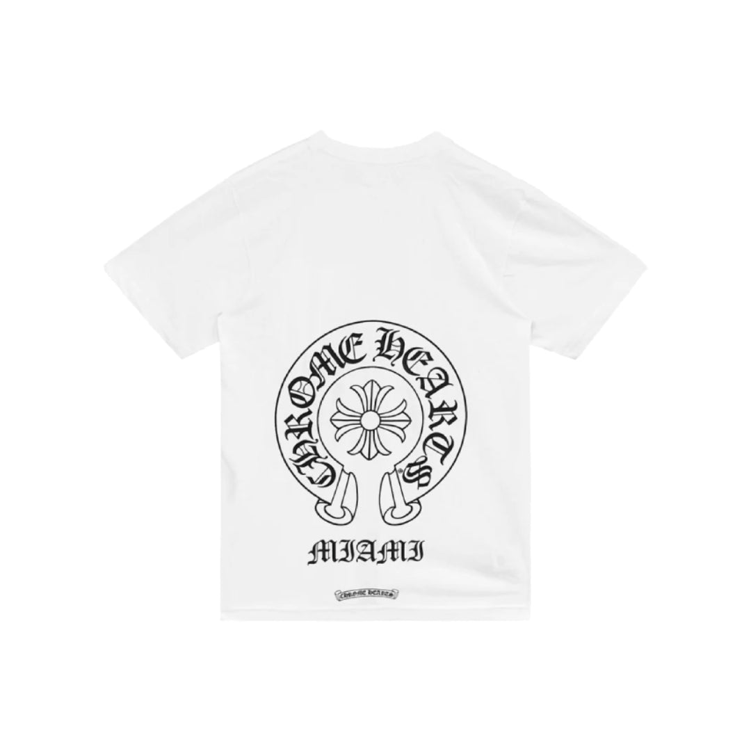 Chrome Hearts Miami Exclusive Horseshoe T-Shirt White