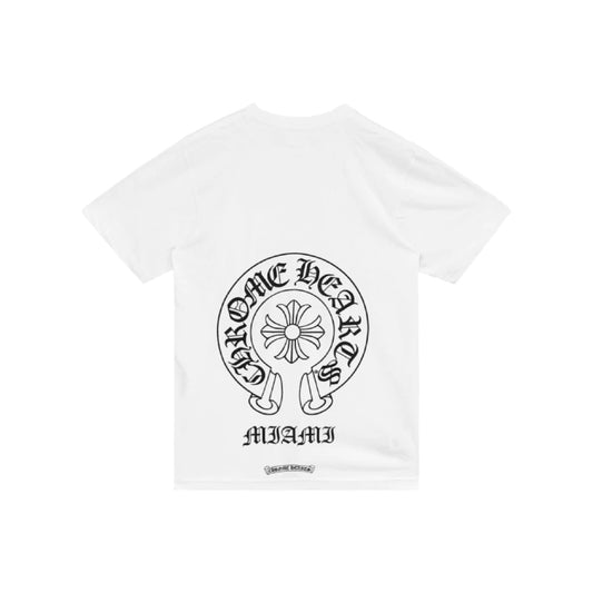 Chrome Hearts Miami Exclusive Horseshoe T-Shirt White