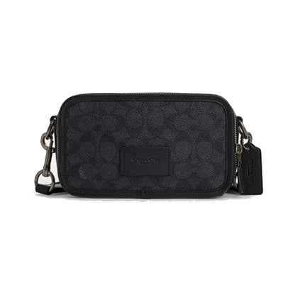 Coach Wyatt Crossbody Signature Canvas Bag Black