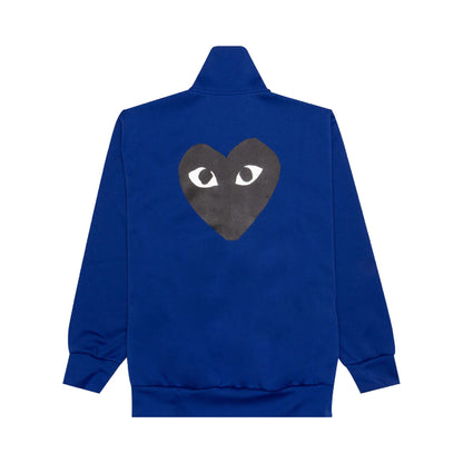 Comme des Garçons PLAY Big Black Heart Track Jacket Navy
