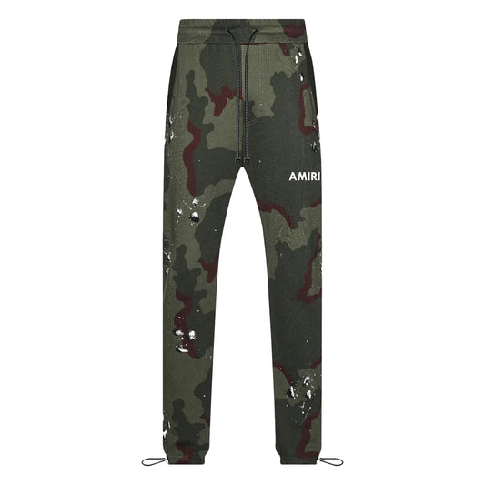 Amiri Logo Army Logo Sweatpant Camo