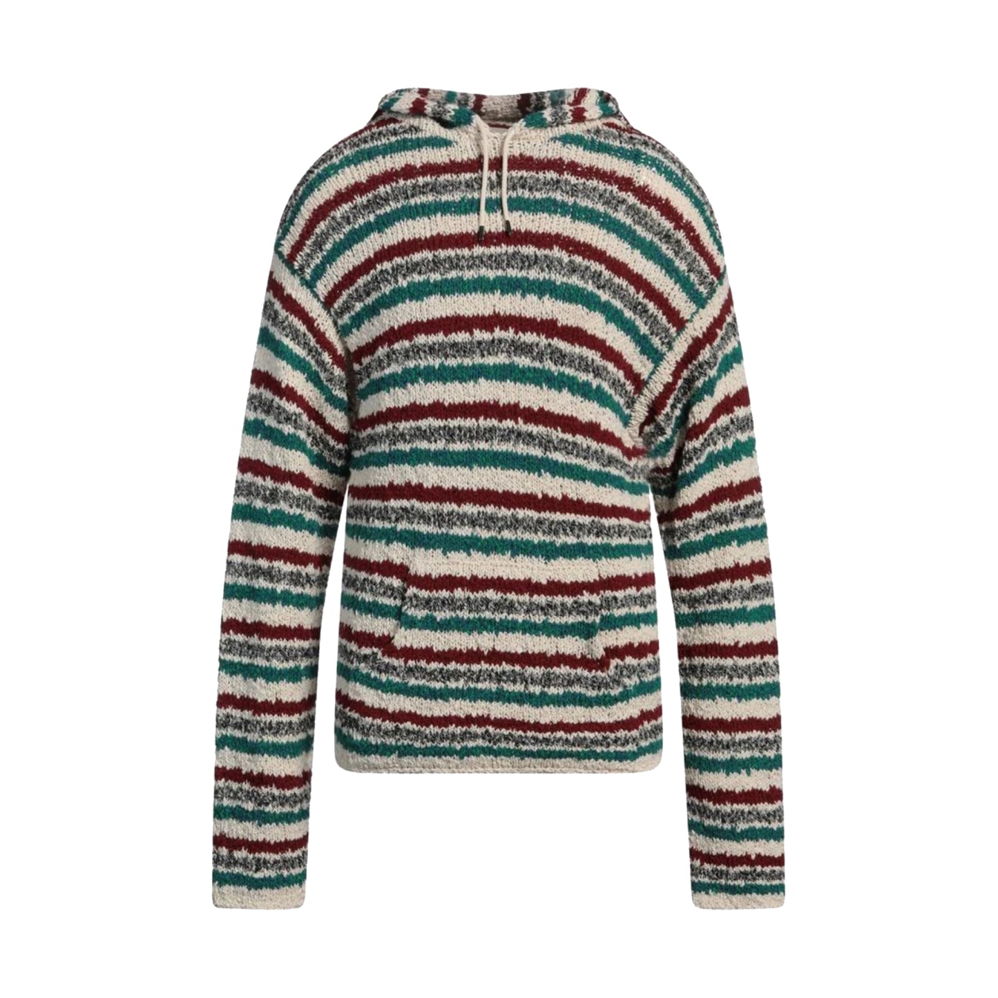 Marni Stripped Twisted Knit Hoodie