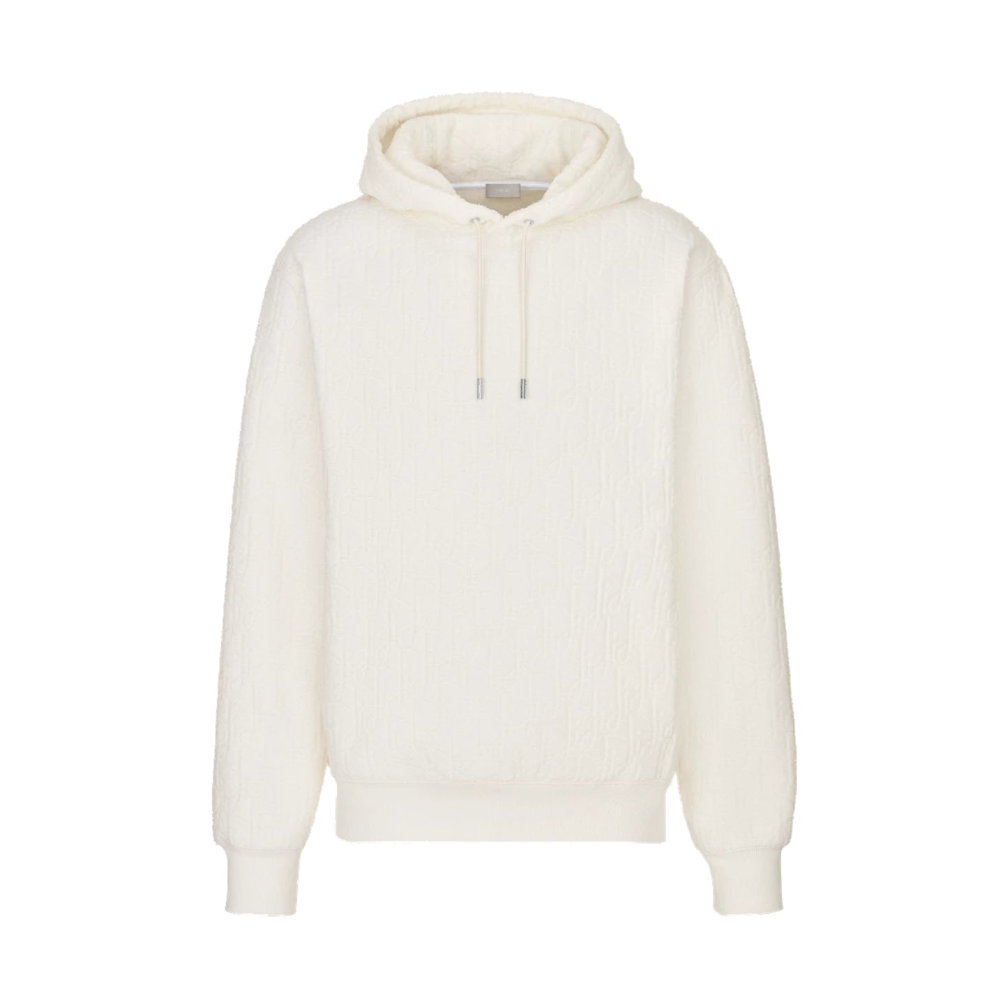 Dior Oblique Relaxed-Fit Hooded Sweatshirt White