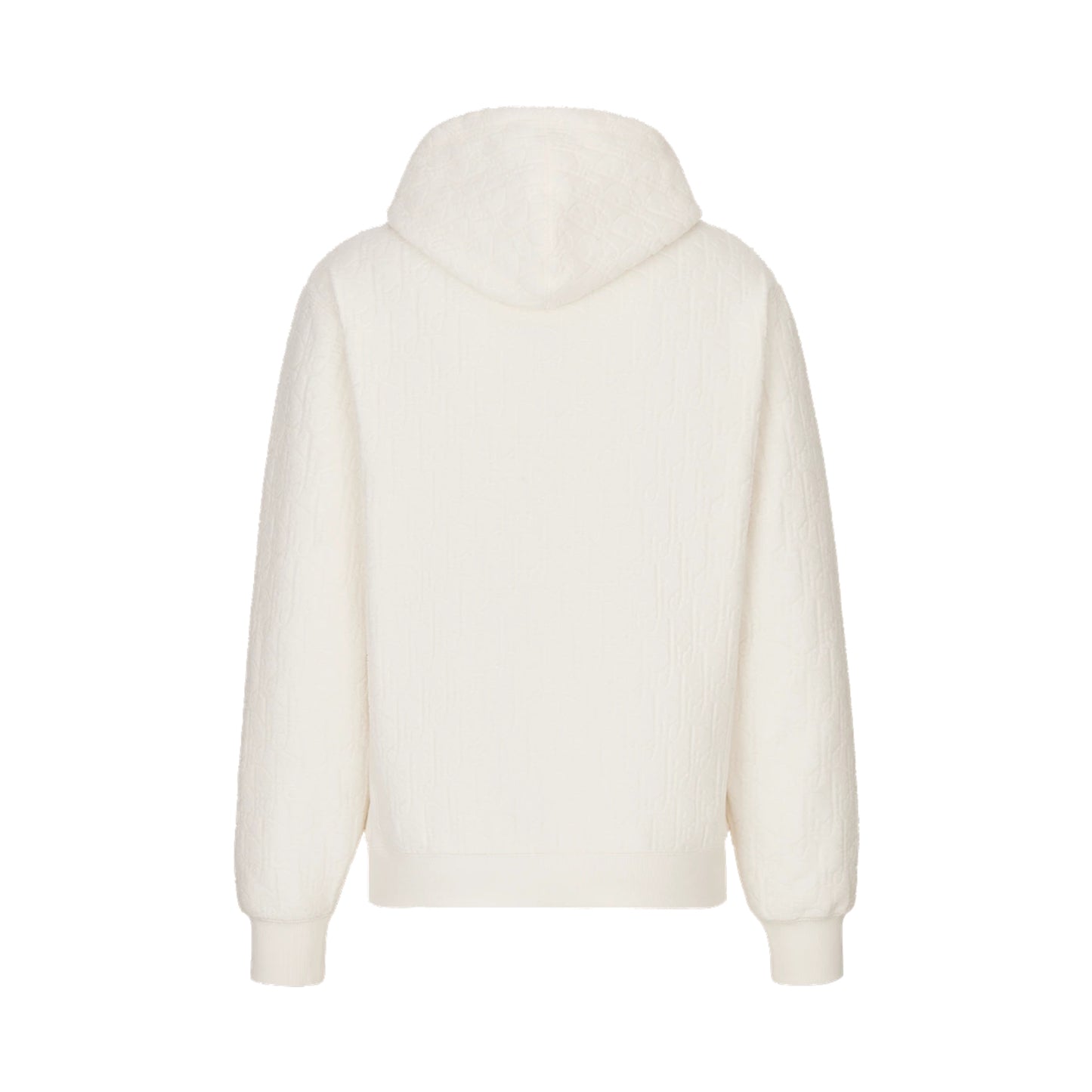 Dior Oblique Relaxed-Fit Hooded Sweatshirt White