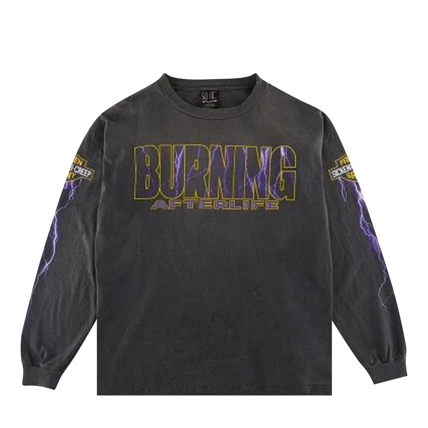 Saint Mxxxxxx Evil Split L/S T-Shirt Black