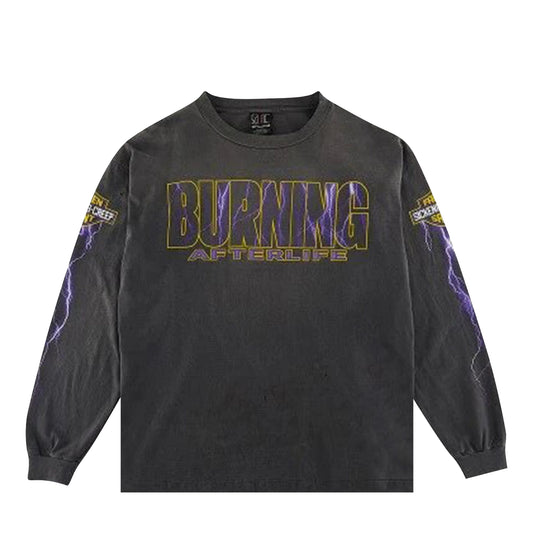 Saint Mxxxxxx Evil Split L/S T-Shirt Black