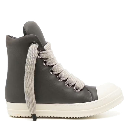 Rick Owens Jumbo Lace Padded Ramones High Dark Dust