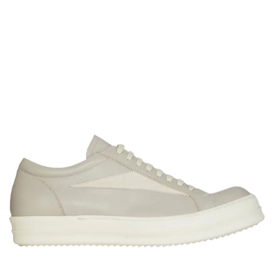 Rick Owens Lido Vintage Sneaks Pearl Milk