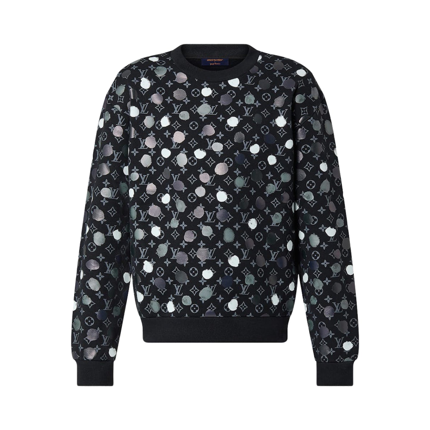 Louis Vuitton x Yayoi Kusama Infinity Dots Printed Crewneck Black