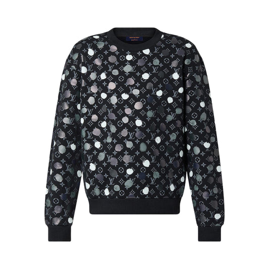 Louis Vuitton x Yayoi Kusama Infinity Dots Printed Crewneck Black