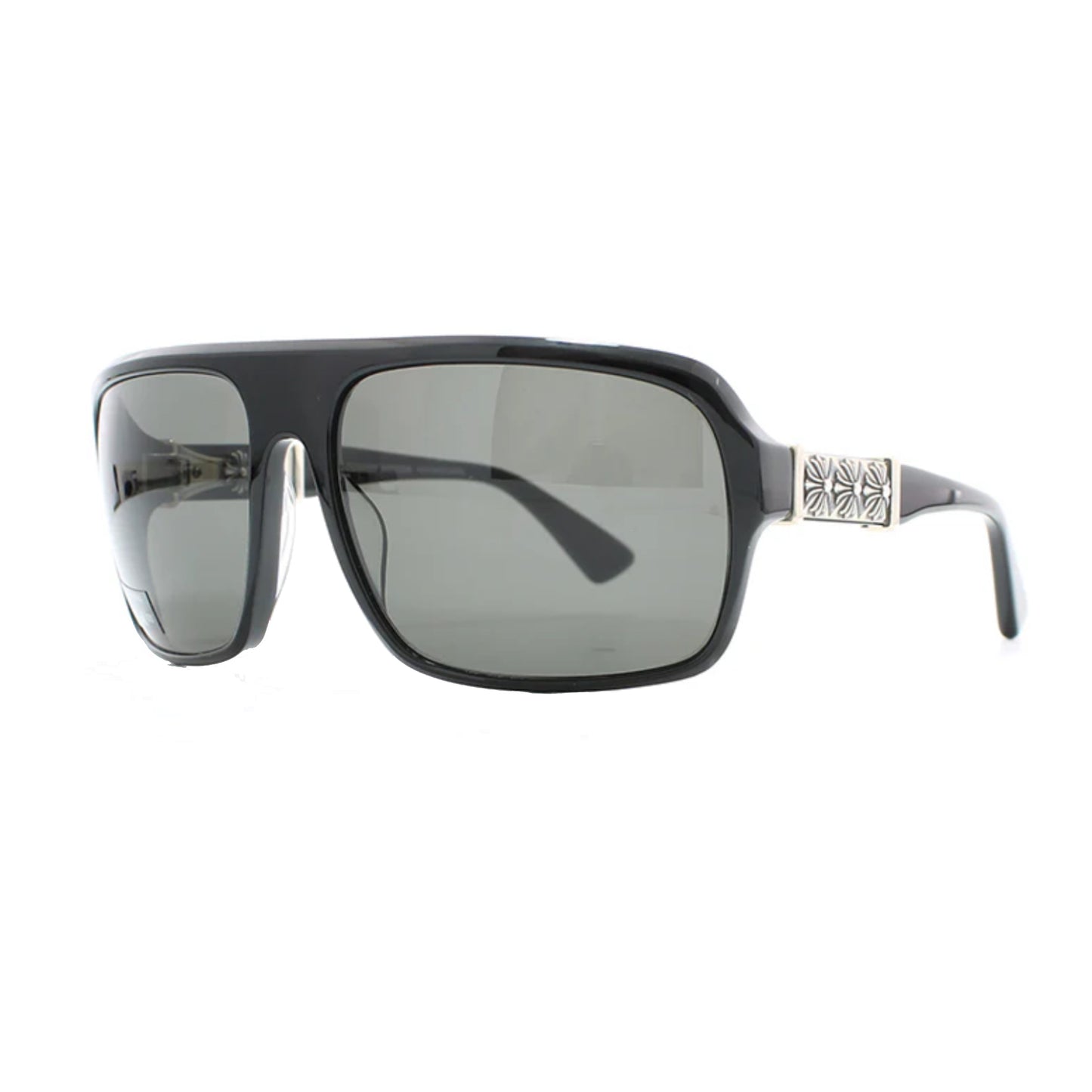 Chrome Hearts "REEM" Sunglasses Black/Silver