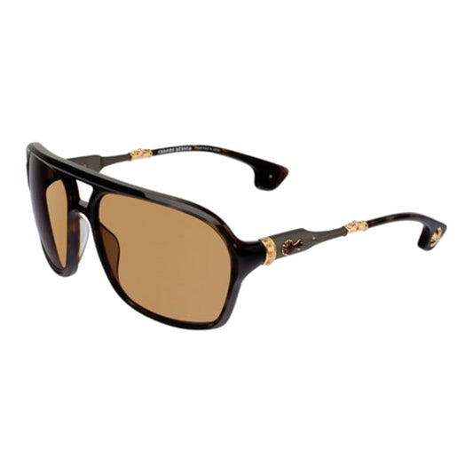 Chrome Hearts "BOX LUNCH" Sunglasses Black/Gold/Cognac