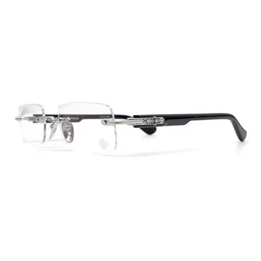 Chrome Hearts "DEEP I" Eyeglasses Black/Silver