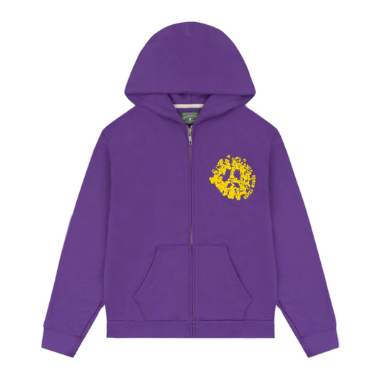 Denim Tears Denim University Zip Hoodie Purple
