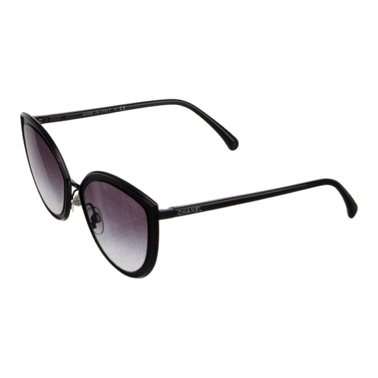 Chanel Cat Eye Sunglasses Black (4222)