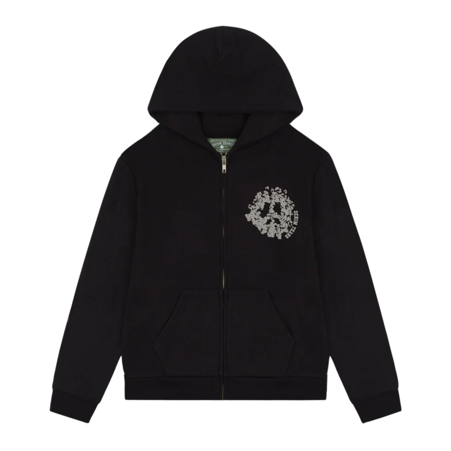 Denim Tears Denim University Zip Hoodie Black