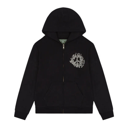 Denim Tears Denim University Zip Hoodie Black
