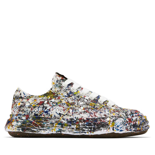Maison Mihara Yasuhiro Peterson 23 OG Sole Canvas Low Top Sneakers Sputtering White